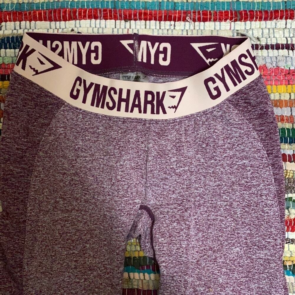 GYMSHARK FLEX LEGGINGS womens size small pink and purple - Picture 3 of 7
